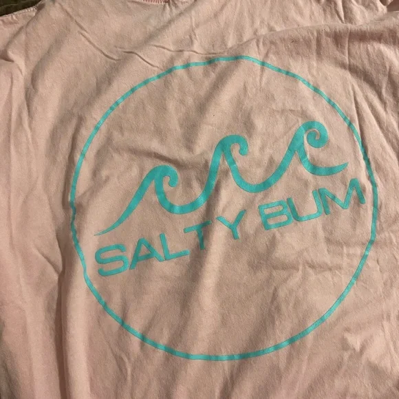 2X XXL Salty Bum tee  T-Shirt Top - Picture 3 of 3